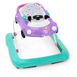 Bright starts trotteur bb pliable 3 en 1 petite voiture 3 modes de jeux volutifs violet