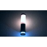 Applique ext�rieure - brilliant - g96131 / 82 - d�tecteur de mouvement - led int�gr�e - ip44 m�tal gris ...