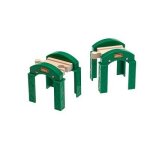 Brio world - 33253 - supports de pont empilables - accessoire pour circuit de train en bois