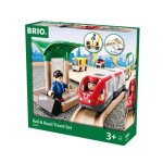 Brio world circuit correspondance train / bus - coffret 33 pices - circuit de train en bois - ravensburger ...