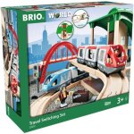 Brio world circuit plateforme voyageurs - coffret complet 42 pices - circuit de train en bois - ravensburger ...