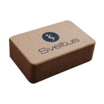 Brique de yoga - sveltus - lige - marron - rsistante - anti - bactrienne