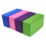 Briques de yoga - xaequo - lot de 2 - mousse eva - 23x15x75 cm - couleur al�atoire