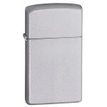 Briquet essence zippo classique satin chrome version slim