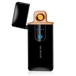 Briquet tactile lectronique cratif charge usb induction dempreintes digitales coupe - vent tactile ...