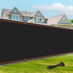 Brise vue 12�15m filet de jardin pare vue ext�rieur en poly�thyl�ne r�sistant aux uv et au vent pour ...