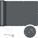 Brise vue balcon 90x500cm pes pare - exterieur cache occultant pour terrasse r�sistant � leau et aux ...