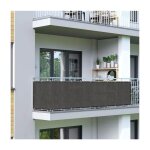 Brise - vue balcon pare soleil 09 x 3 m carbon black