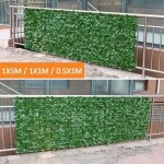 Brise vue clôture feuille verte artificielle couverture de panneaux de décoration extérieure 50x100cm ... Brise vue clôture feuille verte artificielle couverture de panneaux de décoration extérieure 50x100cm ...