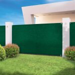 Idmarket brise vue haute densit 12 x 10 m vert 300 gr / m qualit pro