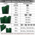 Brise vue - hengda - canisse pvc - vert - 100 x 800 cm - résistant aux intempéries Brise vue - hengda - canisse pvc - vert - 100 x 800 cm - résistant aux intempéries