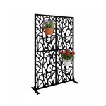 Brise - vue relaxdays vignes & oiseaux jardin balcon & terrasse paravent ext�rieur h x l: 183 x 115 cm ...