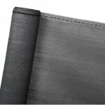 Brise vue renforc� gris anthracite 1m73x25m 220g / m2 livr� en rouleau avec fixation