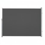 Brise - vue r�tractable caisson en acier protection solaire 160 x 500 cm gris anthracite