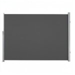 Brise - vue r�tractable caisson en acier protection solaire 180 x 500 cm gris anthracite