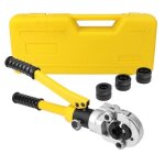 Brisunshine pince � sertir 4 formes th16 / 20 / 26 / 32mm - t�te rotative 360� et poign�e ergonomique ...
