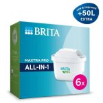 Brita maxtra pro all - in - one pack avantage - 6 cartouches - pour carafe filtrante