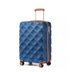 British traveller valise grande taille 73x47x30cm valise rigide ultra lgre valise de voyage avec 4 ...