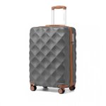 British traveller valise grande taille 73x47x30cm valise rigide ultra l�g�re valise de voyage avec 4 ...