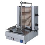 Broche kebab electrique - 2 zones de chauffe - 35 kg - mastro