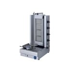 Broche � kebab gaz professionnel - 4 zones de chauffe - 75 kg - mastro