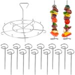 Brochettes de barbecue en acier inoxydable - suteo - lot de 15 - acier inoxydable 304 - r�siste � haute ...