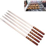 Brochettes shish kebab large barbecue barbecue btonnets en mtal brochettes kebab brochette de plein ...