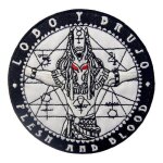 Broderie patch badge en forme de anubis protecteur des morts noir pour v�tement t - shirt jeans sacs