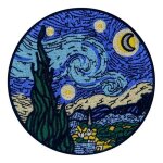 Broderie patch de le ciel toil bleu badge pour vtement sacs jeans