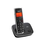 Brondi bravo gold tlphone sans fil avec id dappelant dectgap blanc