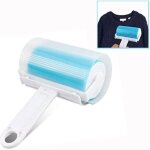 Brosse adh�sive - rouleau r�utilisable - enl�ve poils animaux - �cologique - compact pour voyage