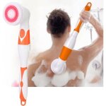 Brosse bain électrique 4 en 1 nettoyant exfoliant corps douche brosse massage (orange) Brosse bain électrique 4 en 1 nettoyant exfoliant corps douche brosse massage (orange)
