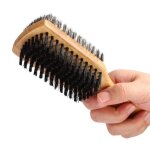 Brosse � barbe homme double face brosse de rasage � cheveux faciale multifonctionnelle - lia