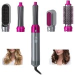 Brosse chauffante soufflante rotative boucleur cheveux mise  niveau 5 en 1 brosse coiffante amovible ...