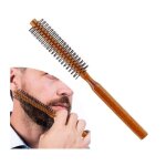 Brosse � cheveux - artisanale - h�tre massif - poils de sanglier - pour homme - brushing et s�chage