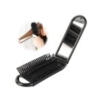 Brosse à cheveux pliante avec miroir petit peigne à cheveux de poche compact brosse à cheveux de voyage ... Brosse à cheveux pliante avec miroir petit peigne à cheveux de poche compact brosse à cheveux de voyage ...