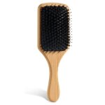 Brosse � cheveux - non sp�cifi� - brosse en bois - poils de sanglier - d�m�lante - confortable