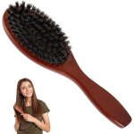 Brosse à cheveux - professionnelle - poils de sanglier - massage cuir bois - antistatique - réduit la ... Brosse à cheveux - professionnelle - poils de sanglier - massage cuir bois - antistatique - réduit la ...