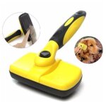 Brosse pour chiens et chats autonettoyante pecute enlvement efficace jusqu 95% des poils morts et sous ...
