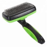 Brosse chien et chat brosse peigne de toilettage rtractable pour les animaux enlvement efficace autonettoyan ...