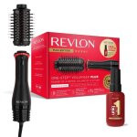 Brosse coiffante revlon one - step volumiser plus + soin uniq1 inclus