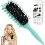 Brosse de d�finition de boucles brosse � boucles multifonctionnelle brosse � cheveux boucl�s pour peigner ...
