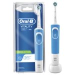 Brosse  dents lectrique rechargeable braun oral - b vitality cross action - bleu