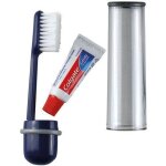 Brosse  dents avec tube dentifrice - cao - ultra compacte 10. 5cm (range) - lgre 21g (dont tube 5g) ...