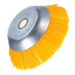 Brosse de d�sherbage rotative - xvx - roue en nylon 25 mm - haute duret� - t�te de brosse � disque en ...