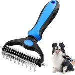 Brosse double face - outil de toilettage - d�m�lage - �limination des sous - poils - pour chien et chat ...