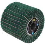 Brosse fibre synth�tique et lamelles abrasives - fartools - �120mm / l100mm - grain a240 / a120