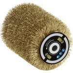 Brosse fil laitonn 03mm 80mm - fartools - pour dcaper / dgriser le bois le mtal ou la pierre