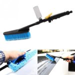 Brosse de lavage de voiture auto ext�rieure r�tractable longue poign�e interrupteur de d�bit deau mousse ...