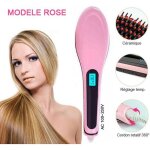 Brosse lissante chauffante lectrique fast hair -